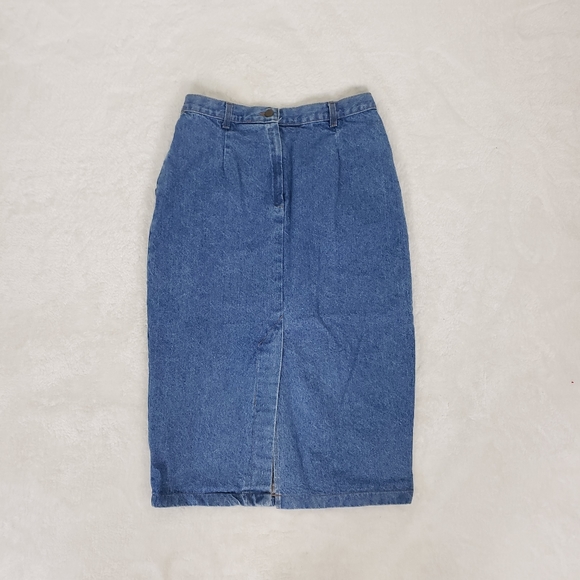 American Profile Midi Denim Skirt - Picture 9 of 13